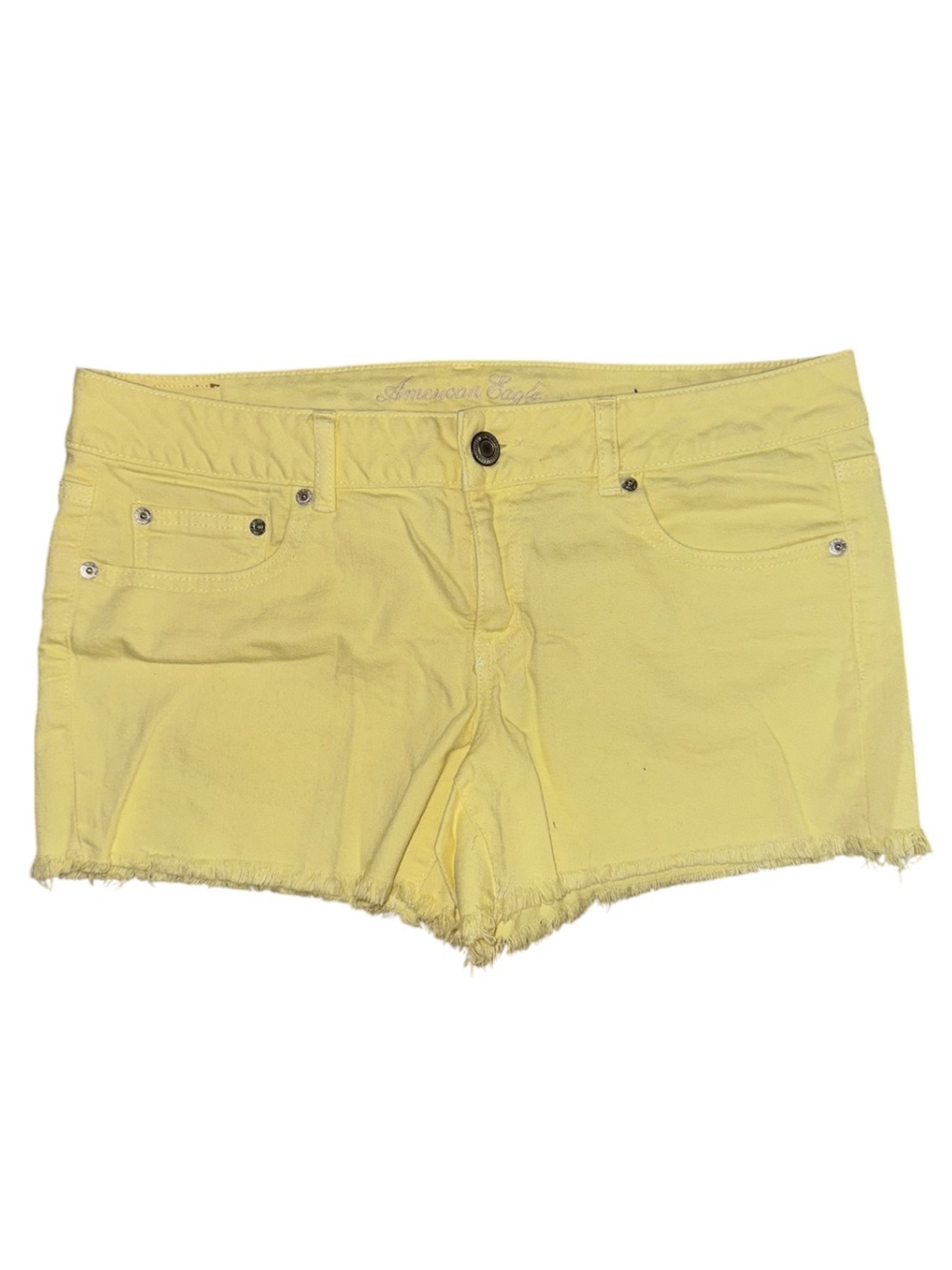 American Eagle Outfitters Sunflower Yellow Denim Cutoff Shorts